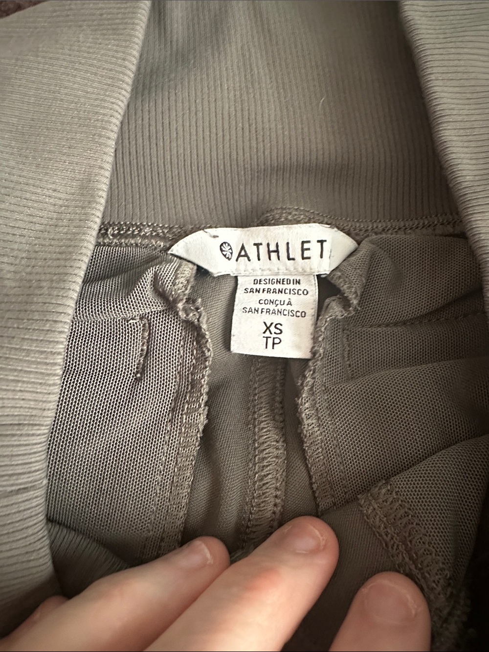 Athleta olive XS Brooklyn joggers. EUC - Picture 3 of 7